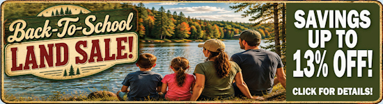 Back-To-School Land Sale! Savings Up to 13% Off! Back-To-School Land Sale! Savings Up to 13% Off!